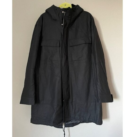 Theory Men's Portmann Expectations Black Coat - Picture 1 of 6